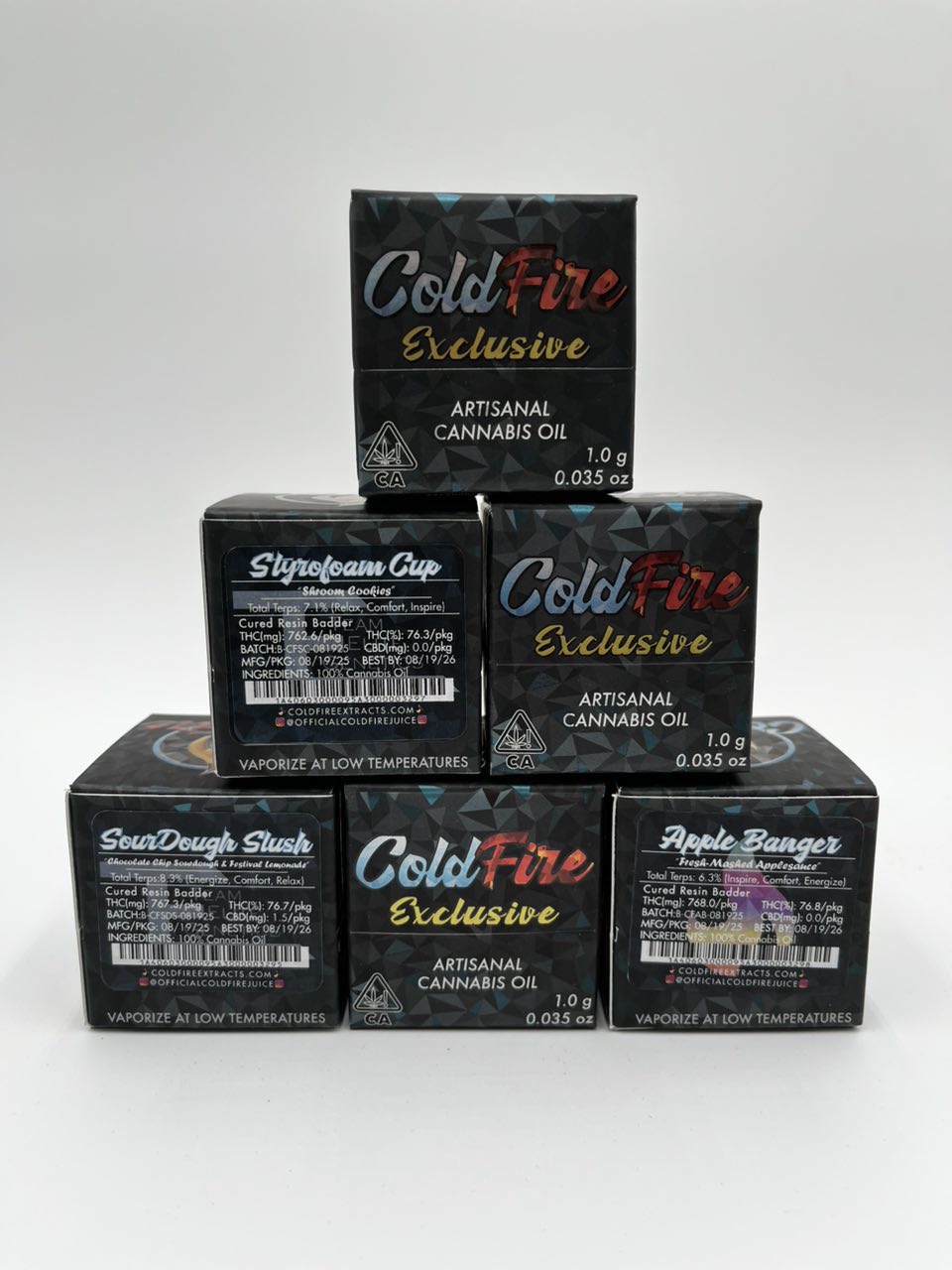 Cold Fire x Exclusive Pre  Packaged Jars