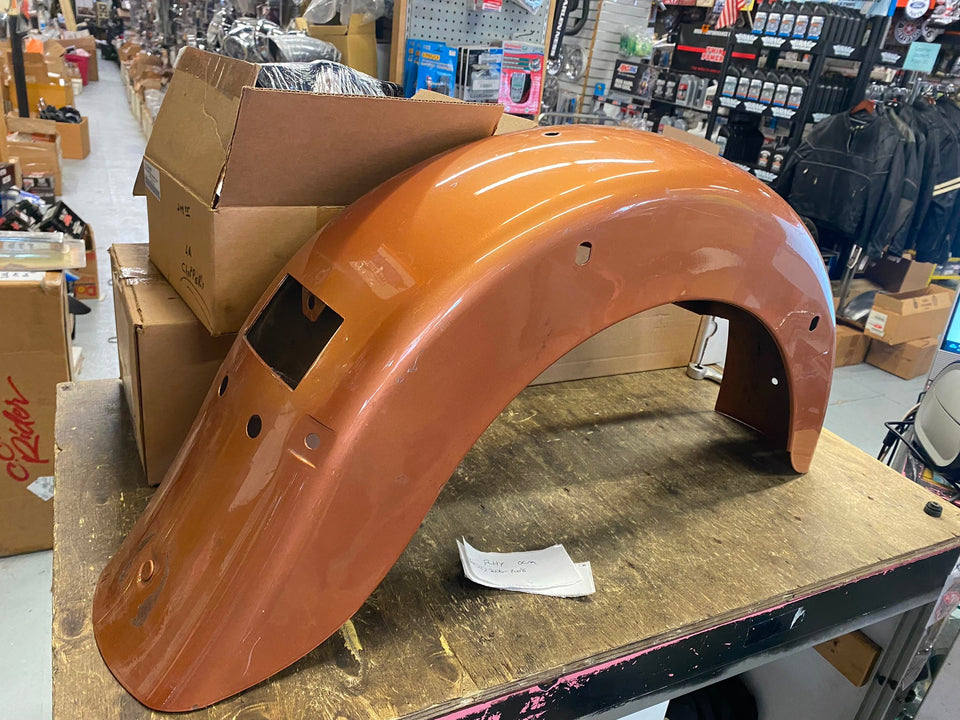 REAR FENDER HARLEY STREET ROAD GLIDE FLHX FLTR 2006-2008 OEM FACTORY ORANGE