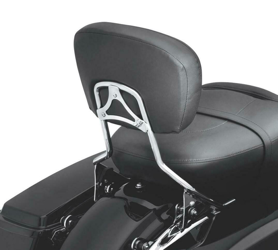 NEW SISSY BAR PASSENGER BACKREST PAD FOR 2009-UP HARLEY TOURING MODELS