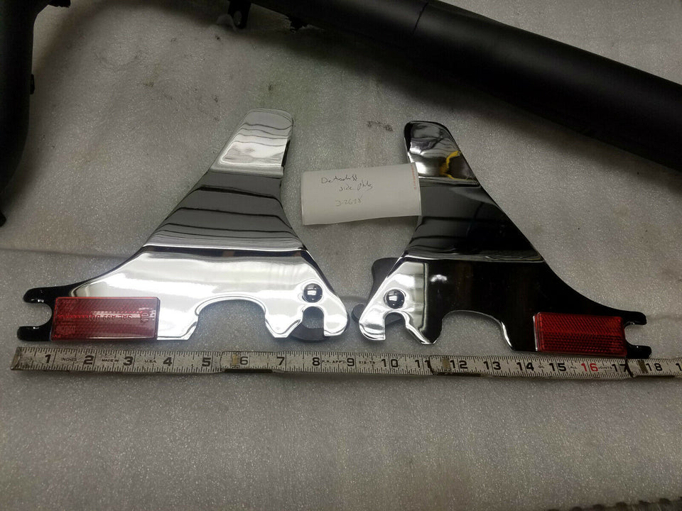 2004^ SISSYBAR SIDE PLATES BACKREST HARLEY EVO SPORTSTER DETACHABLE 883 1200