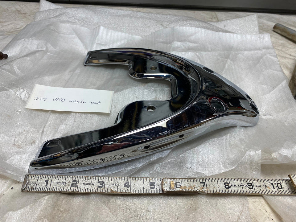 SISSYBAR PASSENGER BACKREST MOUNT OEM HARLEY VROD VRSCA CHROME FENDER MOUNT