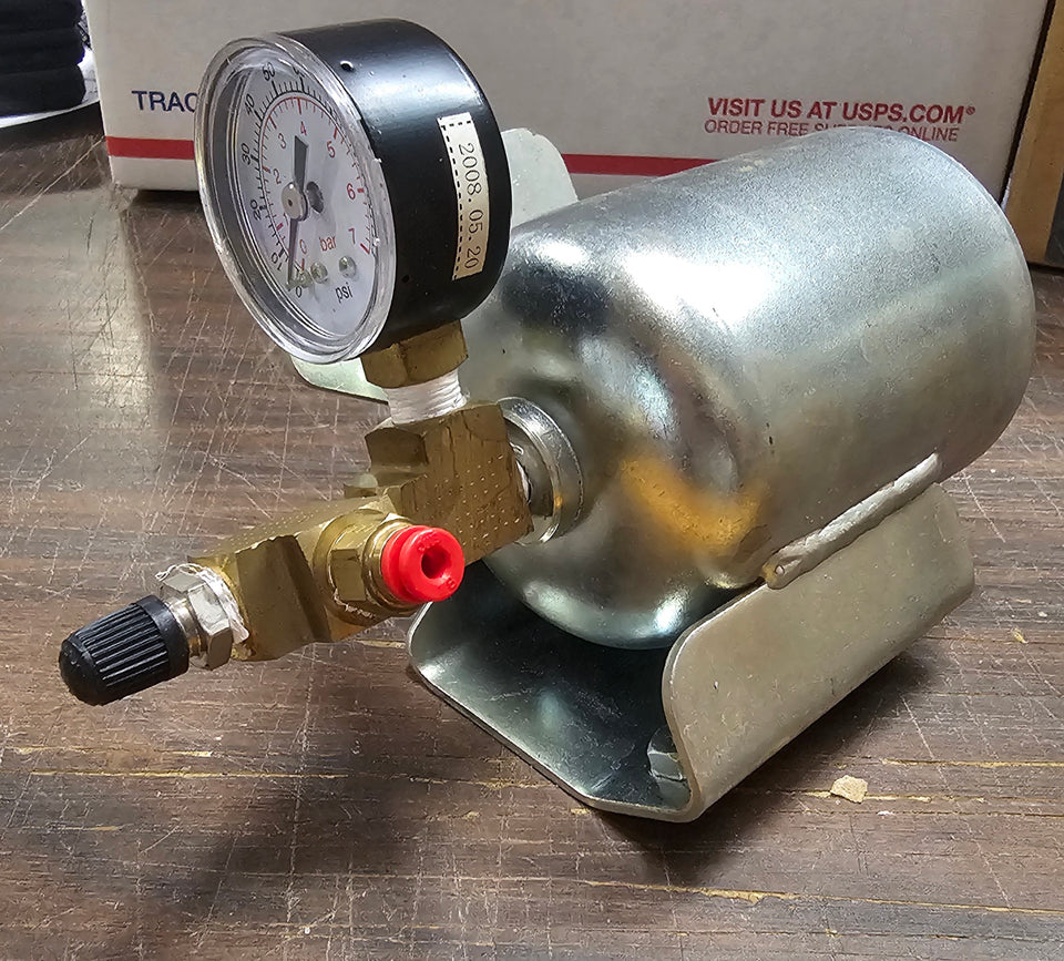 OEM HARLEY TOURING FLHP POLICE BIKE SOLO SEAT AIR RESERVOIR CANISTER TANK GLIDE