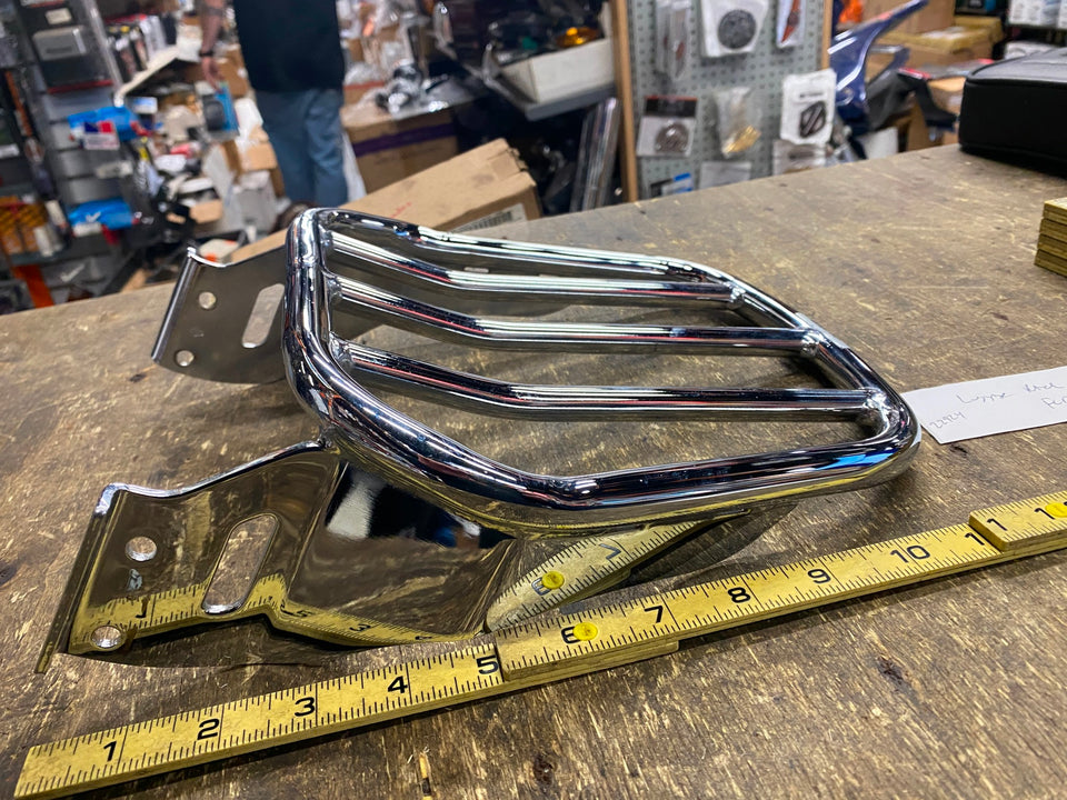 OEM HARLEY TAPERED SPORT LUGGAGE RACK SPORTSTER DYNA HERITAGE SOFTAIL FATBOY FXD