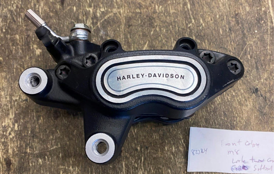 FRONT BRAKE CALIPER HARLEY M8 SOFTAIL STREET BOB FATBOY BREAKOUT FXBRS FXLRS