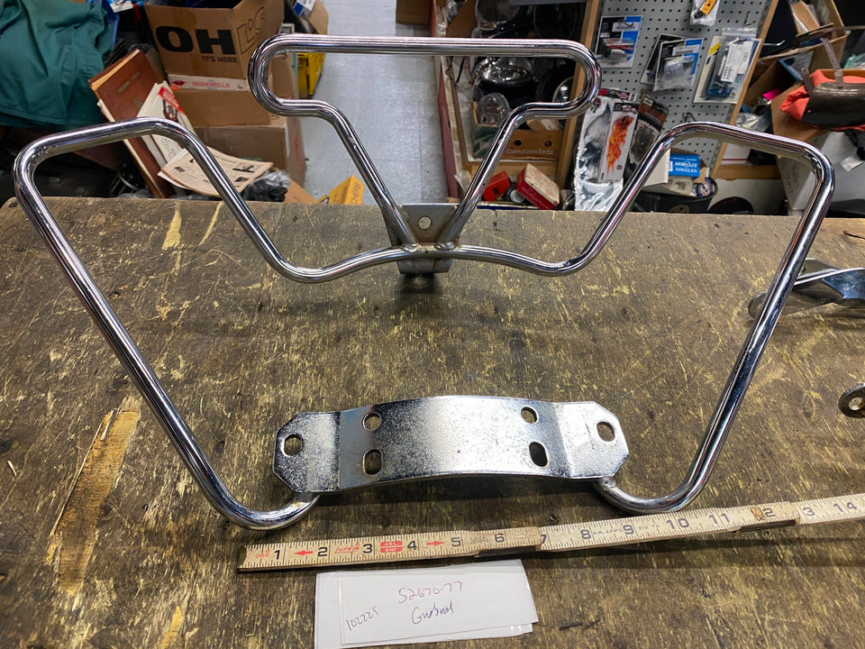 OEM HARLEY SEAT GRAB HAND RAIL BACKREST HARLEY FLH SHOVELHEAD ELECTRA GLIDE