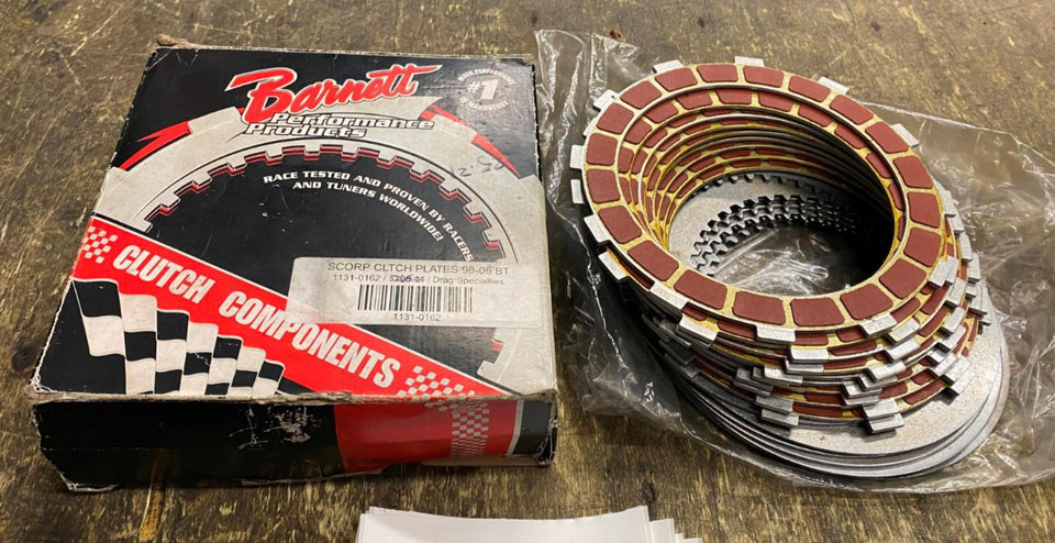 BARNETT CLUTCH PLATE SET FOR SCORPION CLUTCH HARLEY 1999-2023 TOURING SOFTAIL M8