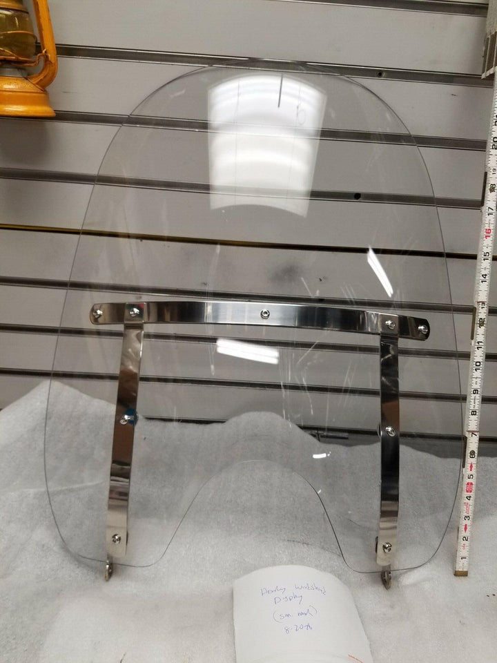 DETACHABLE WINDSHIELD HARLEY SPORTSTER DYNA OEM CLEAR 17" 883 1200 SUPERGLIDE