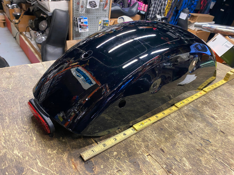 OEM HARLEY SOFTAIL SLIM STREET BOB VIVID BLACK REAR FENDER 2017^ M8 FXBB NICE!