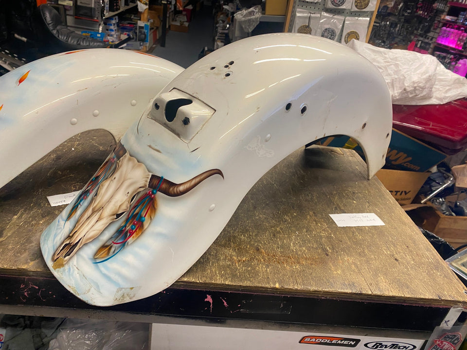 REAR FENDER HARLEY FATBOY FLSTF 1986-1999 OEM CUSTOM PAINT NO TRIM