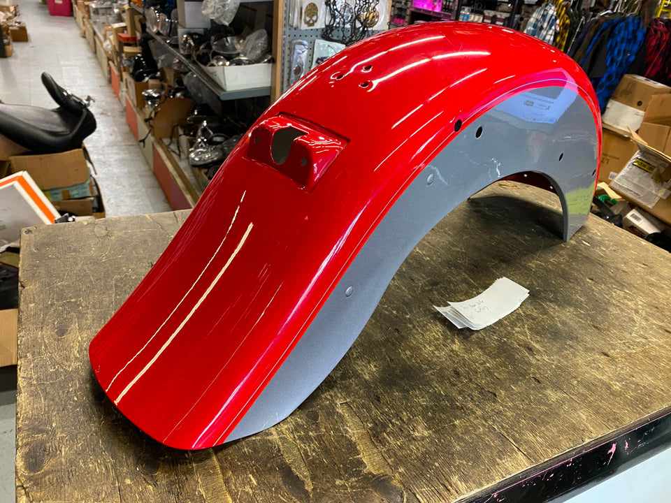 NOS REAR FENDER HARLEY FATBOY CUSTOM PAINT FACTORY FLSTF 1990-1992 OEM NEW!