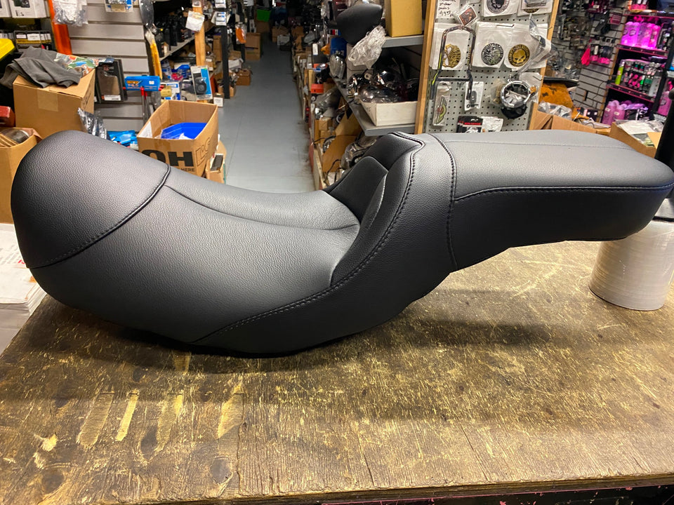 DANNY GRAY SEAT HARLEY DYNA 2006^ AIRHAWK LEATHER SUPERGLIDE LOW RIDER FXD WIDE!