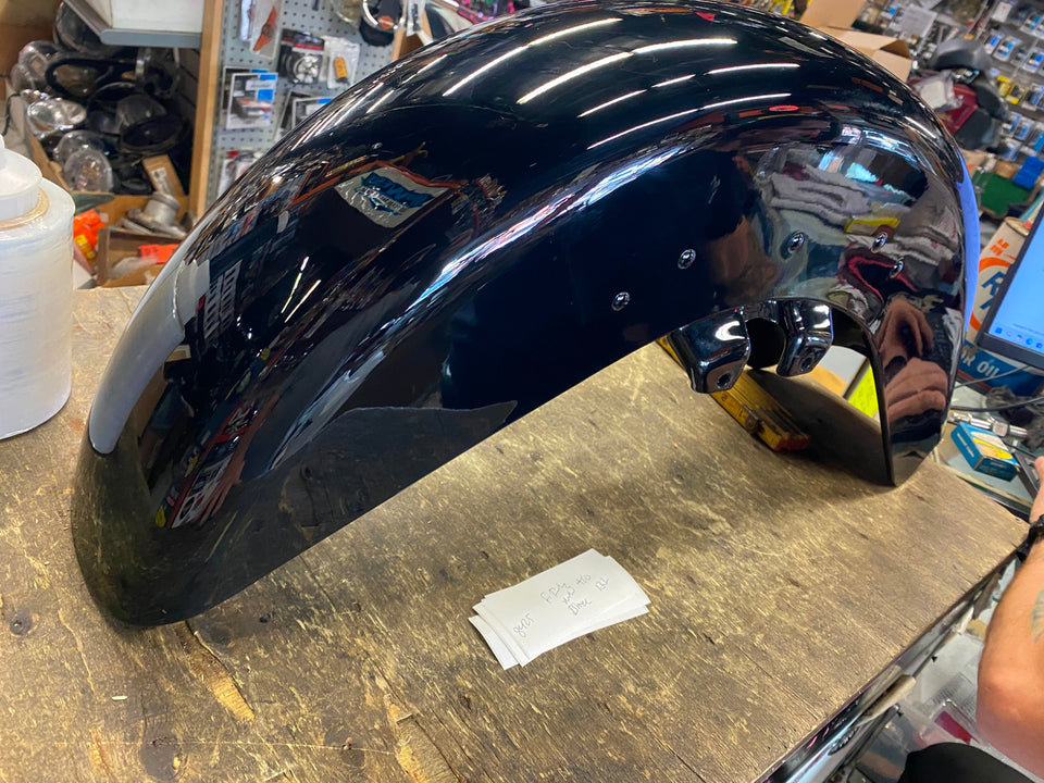VIVID BLACK FRONT FENDER OEM HARLEY FLHX FLTR STREET ROAD GLIDE 2013< NEW T/O