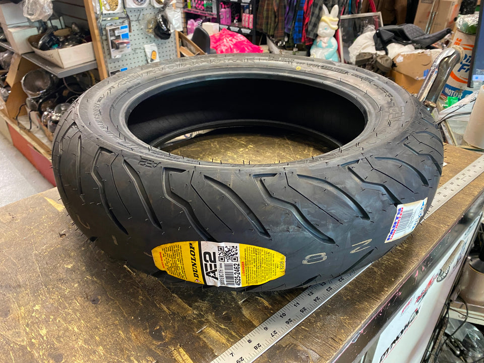 DUNLOP AE2 180/65B16 REAR MOTORCYCLE TIRE 180 65 16 HARLEY TOURING STREET GLIDE