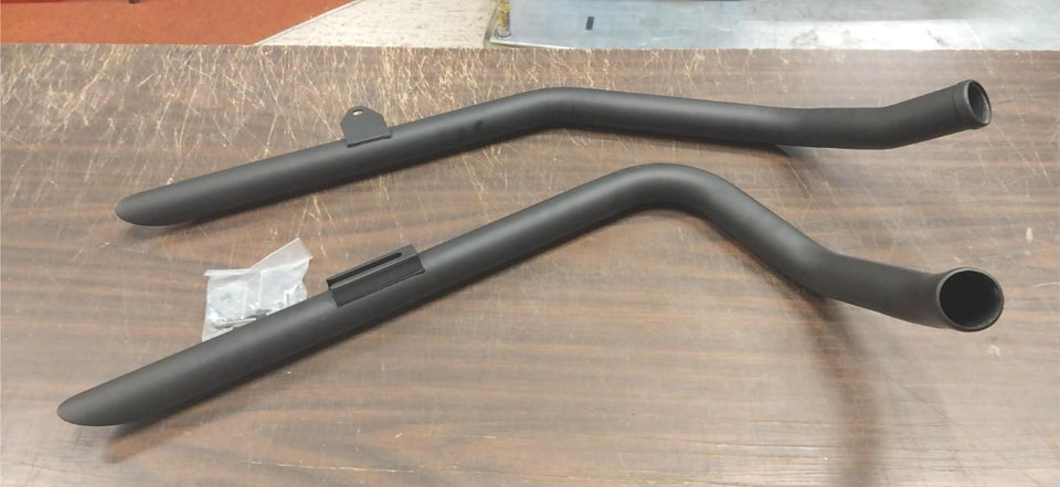 1986-2003 EVO SPORTSTER XL 880 1200 BLACK DRAG PIPES HARLEY DAVIDSON NEW