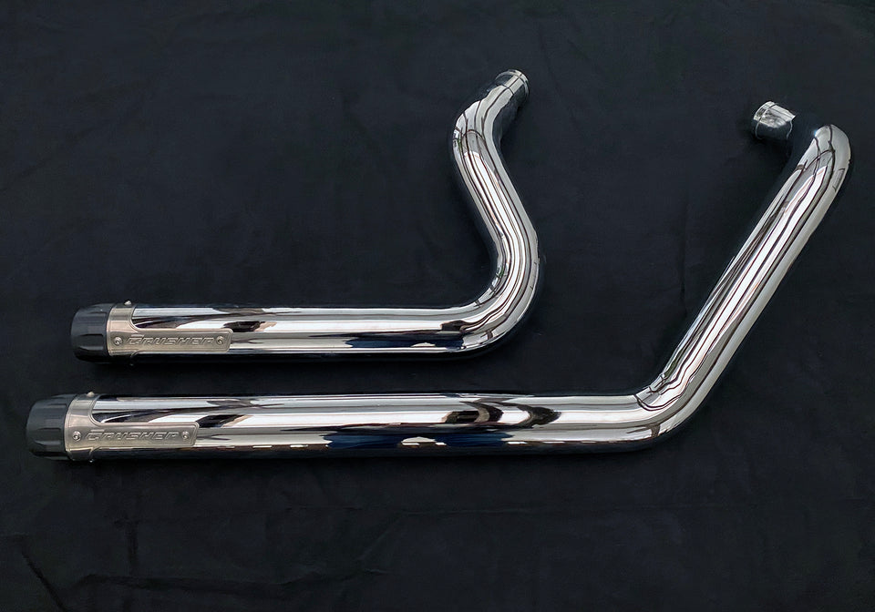 KURYAKYN CRUSHER CUSTOM EXHAUST PIPES HARLEY DYNA 2006^ FXD VANCE HINES GLIDE
