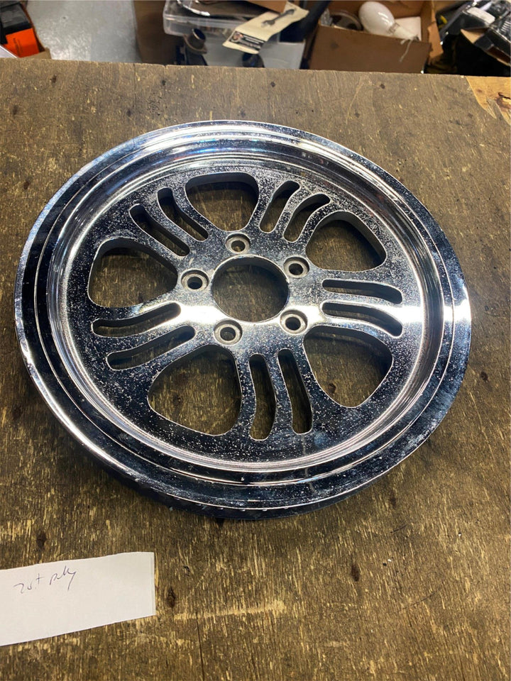 REAR WHEEL BELT PULLEY HARLEY CHOPPER CUSTOM 70T 1 1/8 SOFTAIL FXR DYNA BILLET