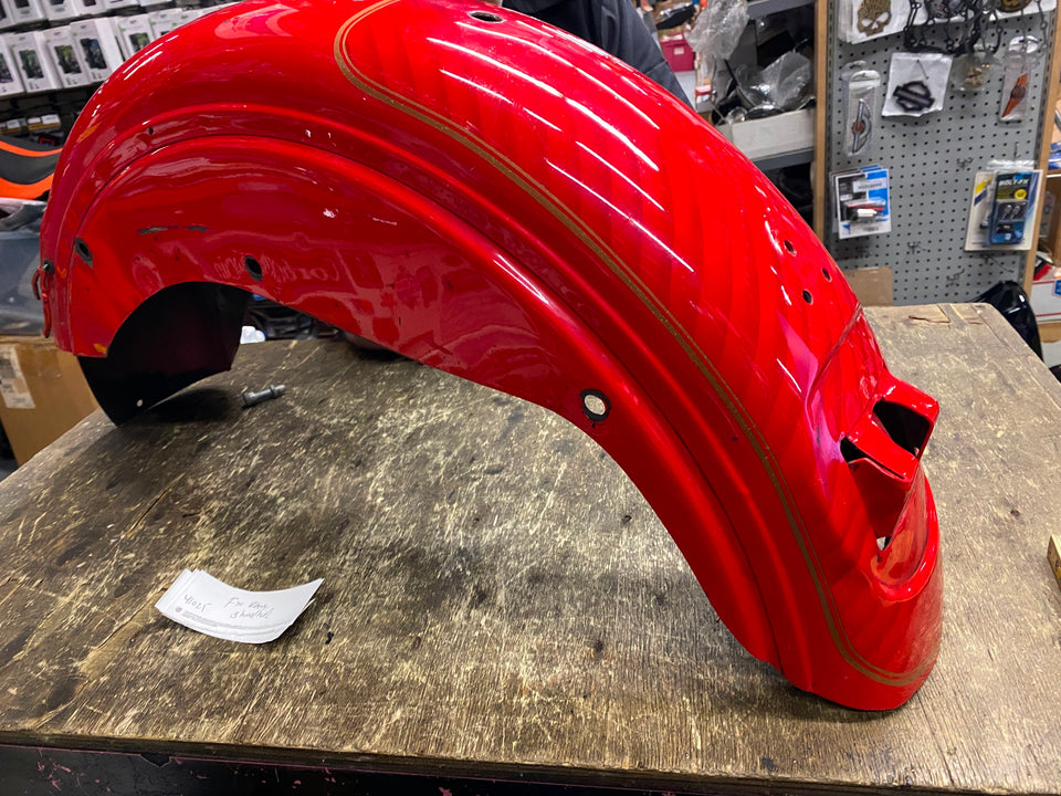 REAR FENDER RED HARLEY FX SHOVELHEAD SUPERGLIDE LOW RIDER 1973-84