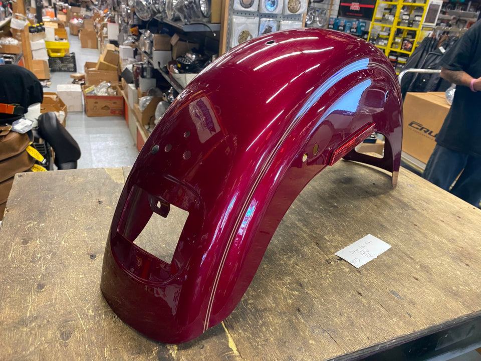 REAR FENDER HARLEY LOW RIDER FXDL OEM 2006^ RED NEW T/O STREET BOB SUPERGLIDE FX