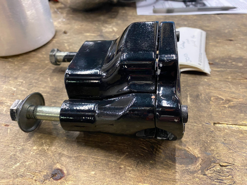 ENCLOSED RISERS HARLEY SPORTSTER CUSTOM CHOPPER DYNA FXR SOFTAIL OEM BLACK 3" TO