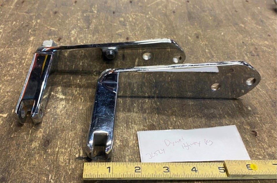 HARLEY OEM HIGHWAY PEGS MOUNTS HARLEY DYNA FXD SUPERGLIDE LOW RIDER FORWARD