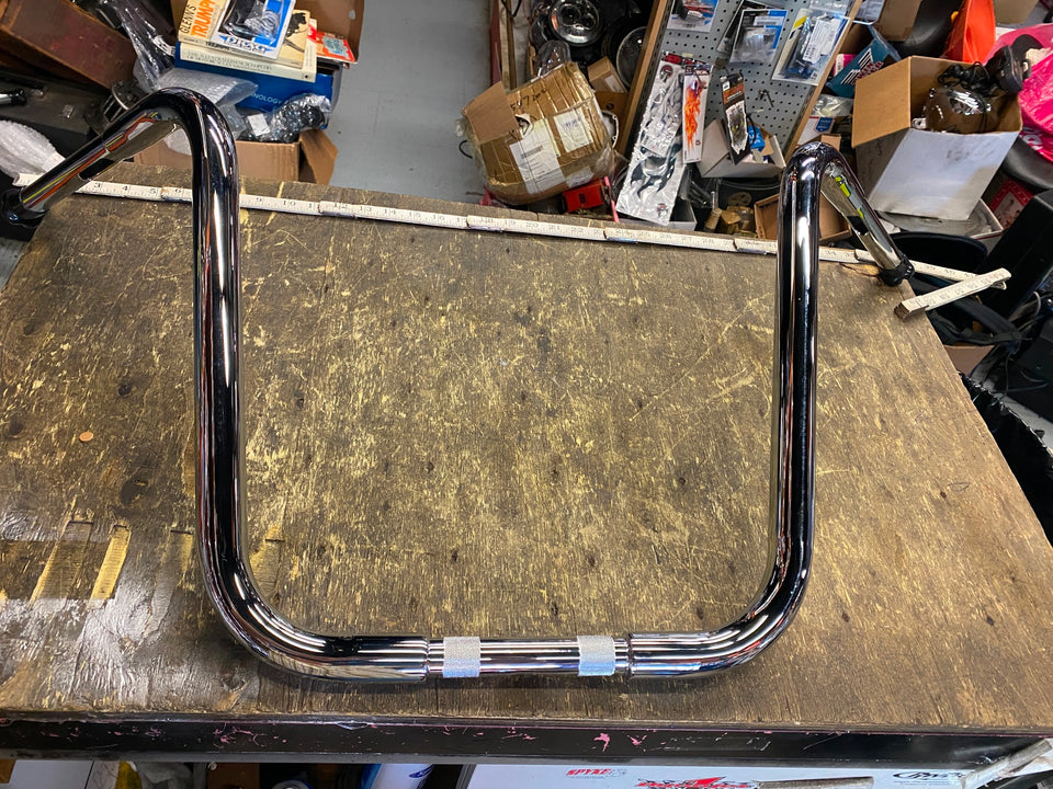 WIDE 1 1/4 16" APE HANGERS HANDLEBARS HARLEY SOFTAIL DYNA SPORTSTER CHOPPER CHRO