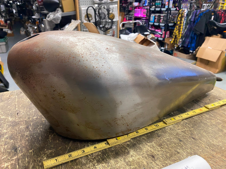CUSTOM STRETCHED GAS TANK HARLEY CHOPPER RIGID SOFTAIL IRONHORSE BIG DOG BEAR!