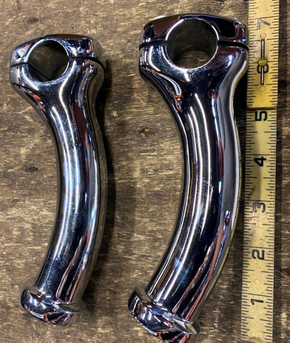 OEM DEUCE 6.5" PULLBACK HANDLEBAR RISERS HARLEY CUSTOM SOFTAIL DYNA SPORTSTER CH