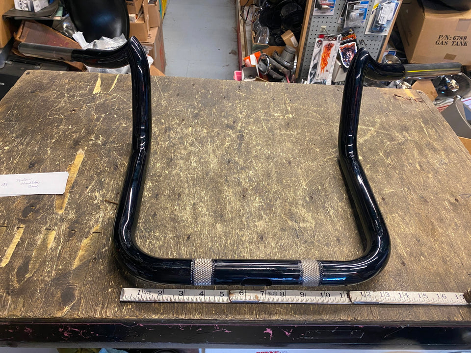 BLACK 14" MEATHOOK APE 1.5" FAT BAR HANDLEBAR 2020-2024 2025 INDIAN CHALLENGER