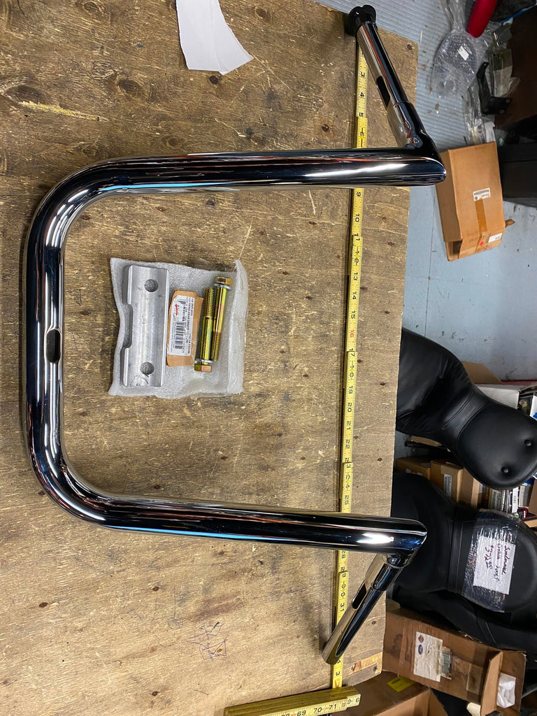 LA CHOPPERS 1-1/2" GRANDE TWIN PEAKS TOURING HANDLEBAR BAGGER HARLEY FLH CHROME