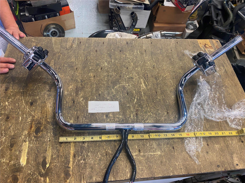 CHROME CVO TOURING FLH HANDLEBARS SWITH BOXES SWITCHES WIRED 2004 ULTRA GLIDE