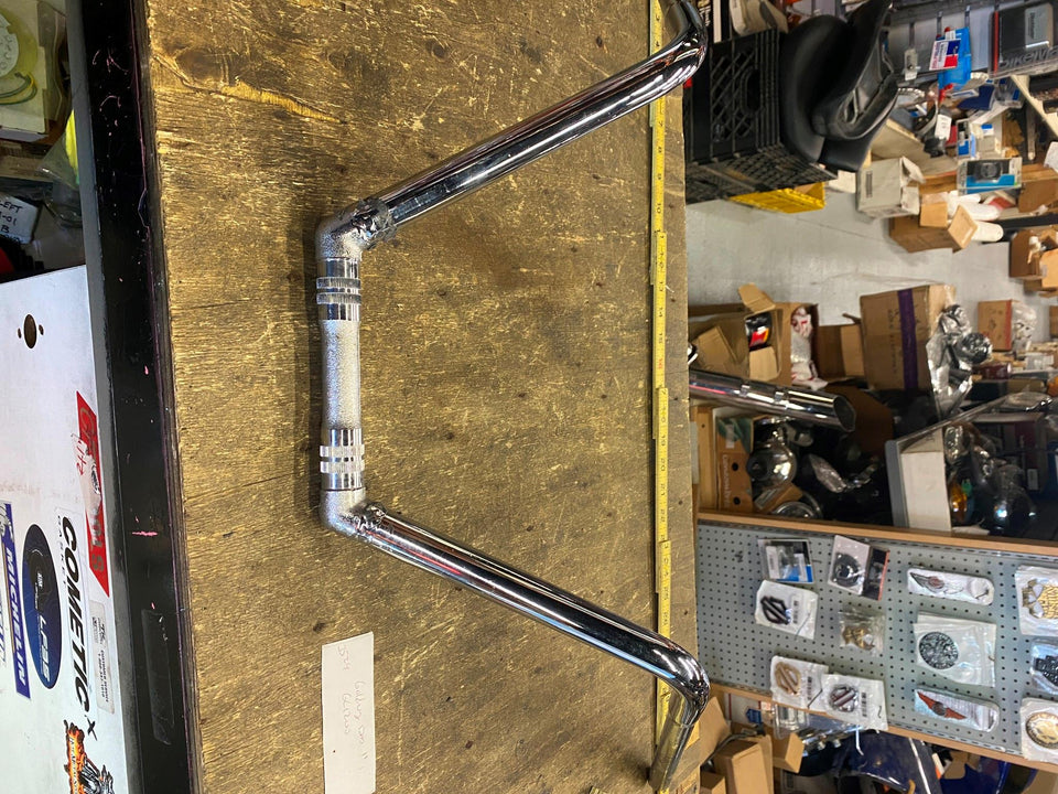 STOCK OEM HANDLEBARS HONDA GOLDWING 1200 1986 1" TO 7/8 CHROME 10" APE CHOPPER