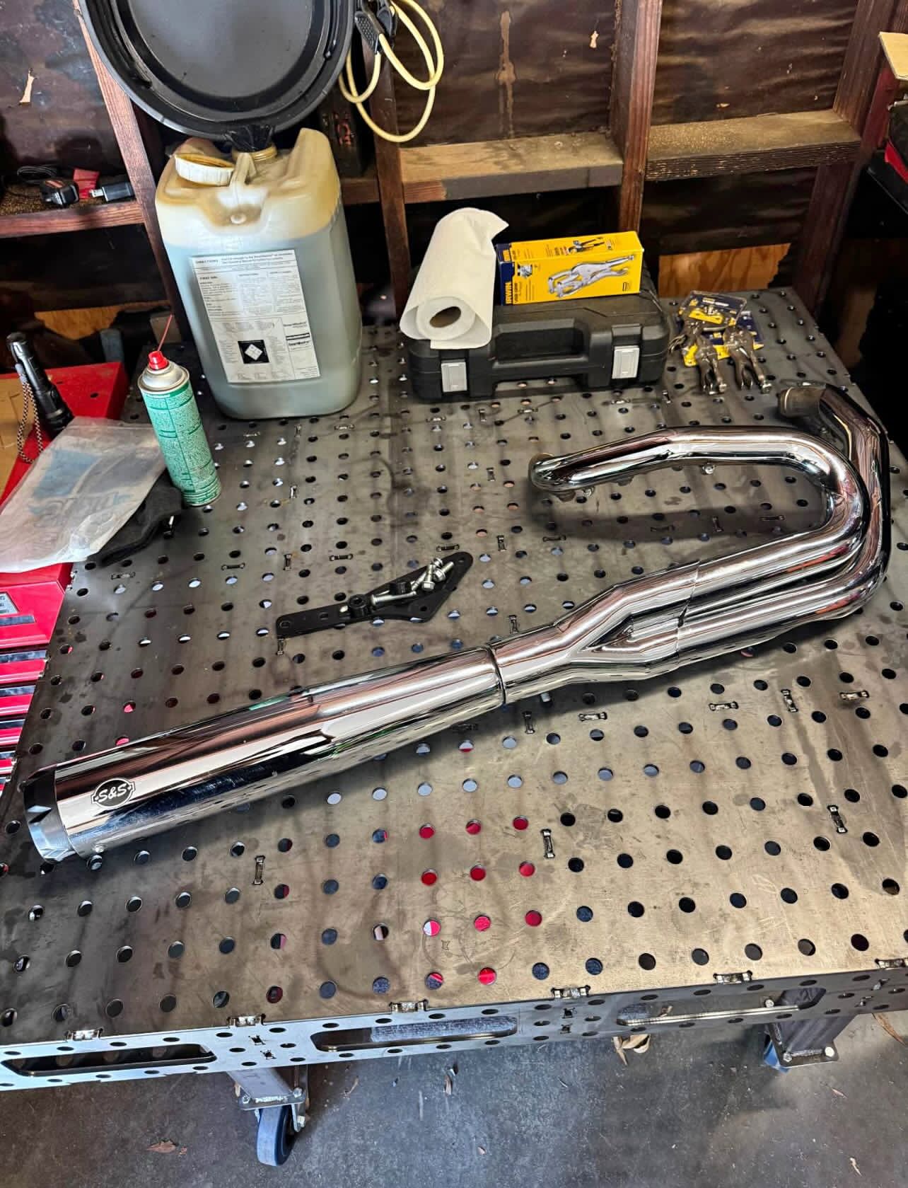 S&S super street exhaust for 2018-2025 softail 