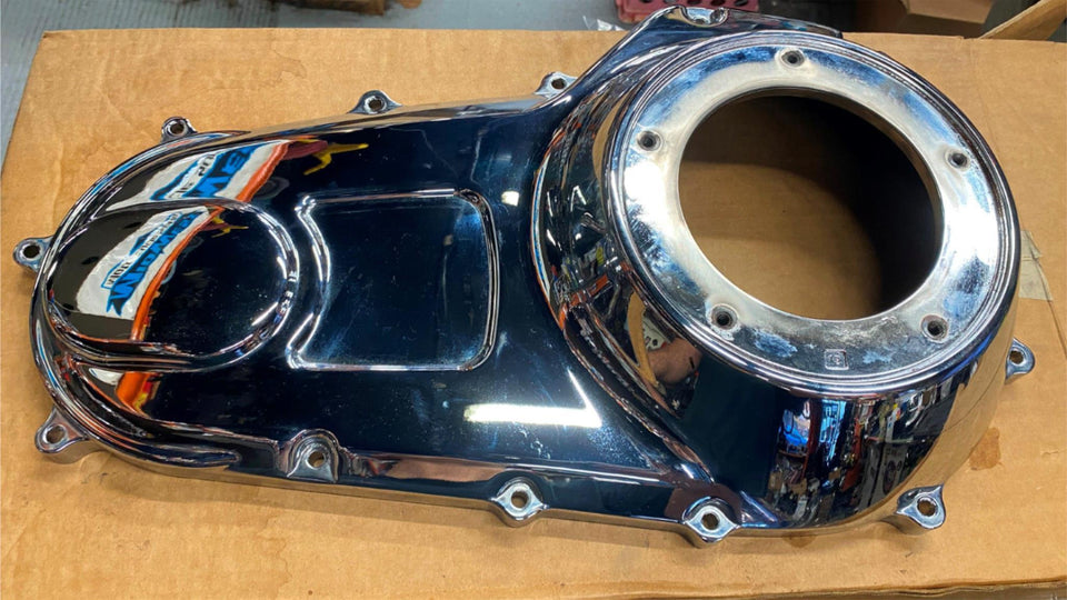 OEM HARLEY PRIMARY CHROME COVER TWIN CAM TOURING GLIDE FLH NEW T/O 60685-07A