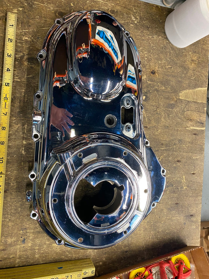 OEM CHROME CLUTCH PRIMARY COVER HARLEY SPORTSTER 883 1200 34951-04 2004^ NEW!