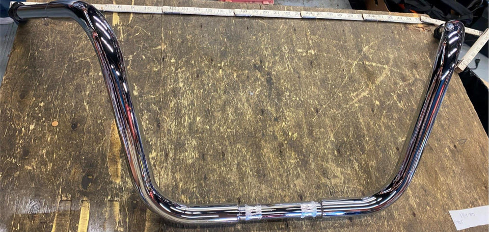 WIDE 1 1/4 12" APE HANGERS HANDLEBARS HARLEY SOFTAIL DYNA SPORTSTER CHOPPER CHRO