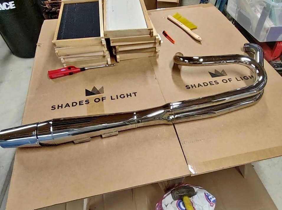 HARLEY EXHAUST RETRO THUNDER SOFTAIL CLASSIC & FATBOY 1999 - 20006