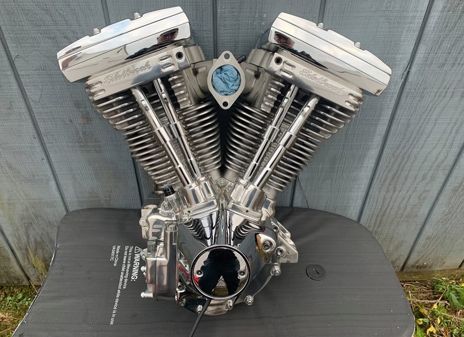 Assembled alternator style engines without ignition and manifold and carburetor Fit chassis and primary on Big Twin 1970-1984, Softail 1984-1999, FXR 1984-1994, Dyna 1991-1998 and Touring 1984-1998