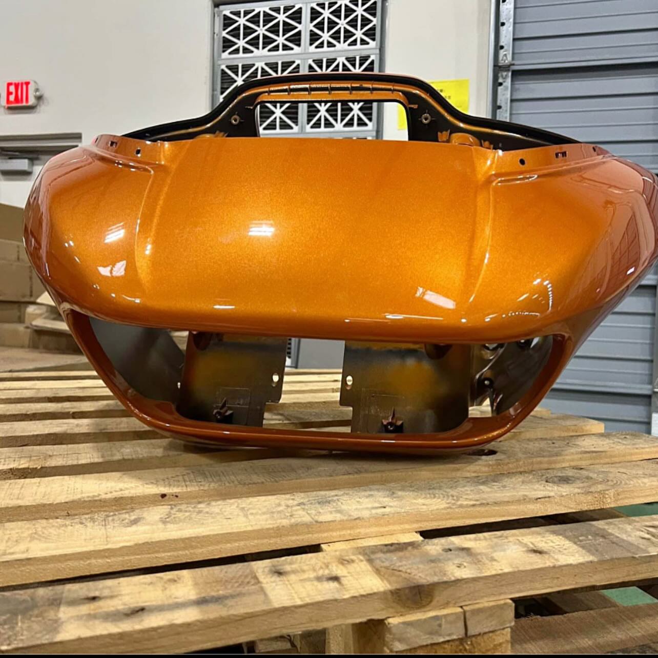 OUTER FAIRING & INNER FAIRING SET ROAD GLIDE AMBER WHISKEY COLOR 
