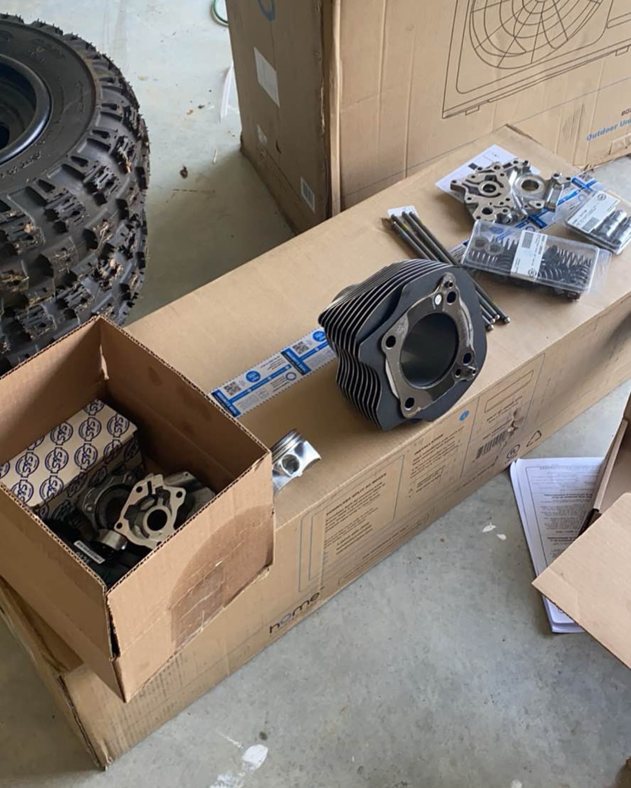 S&S 124" Big Bore Kit For Harley 107" Milwaukee Eight