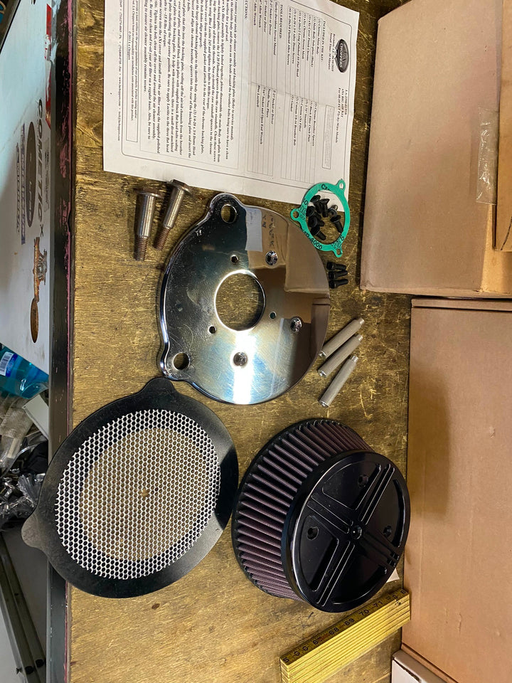 LA CHOPPERS XXX AIR CLEANER HARLEY TOURING BLACK BAGGER FLH GLIDE FLHX FLTR 2008