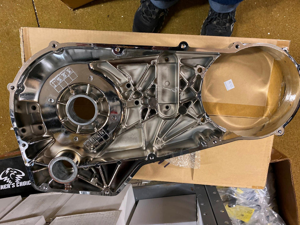 CHROME INNER PRIMARY HARLEY SOFTAIL CHOPPER IRONHORSE 1994-2006 NICE QUALITY!