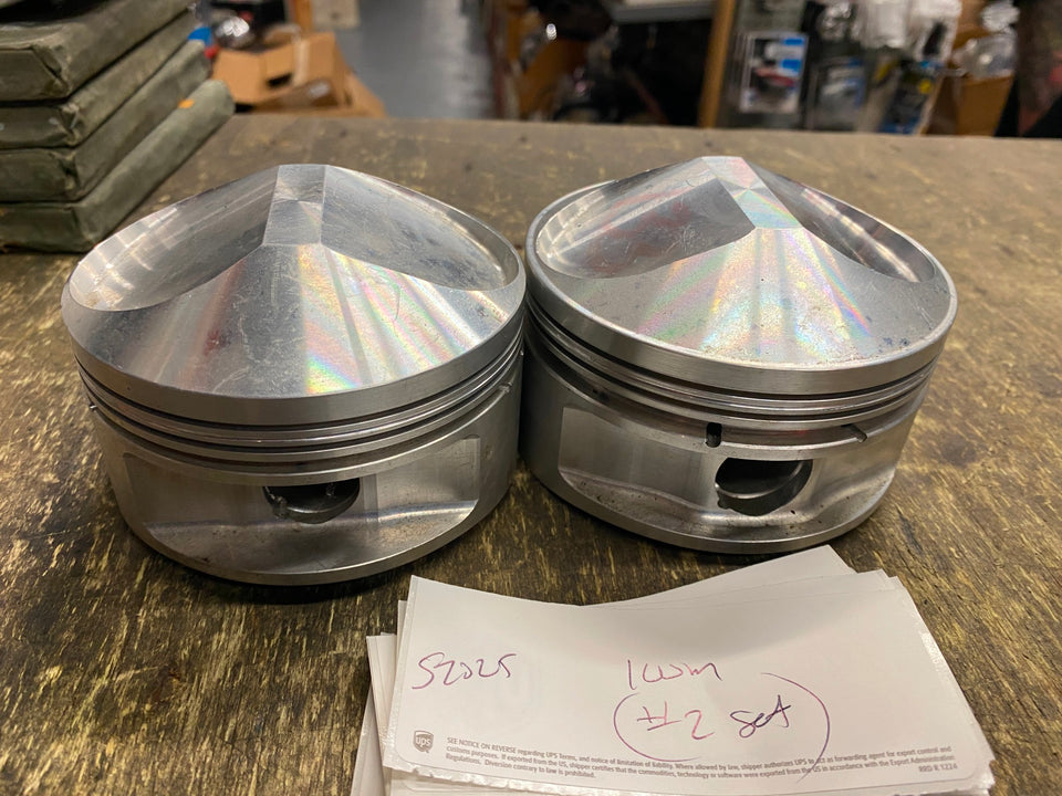 BIG BORE PISTONS HARLEY EVO S&S H&L ROSS 3.96 DOMED MERCH ULTIMA STROKER MOTOR 2