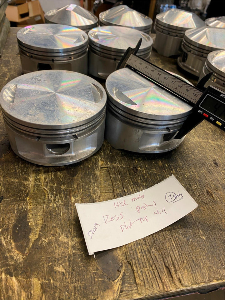 BIG BORE PISTONS HARLEY EVO S&S H&L ROSS 4.11 FLAT TOP MERCH ULTIMA STROKER MOTO