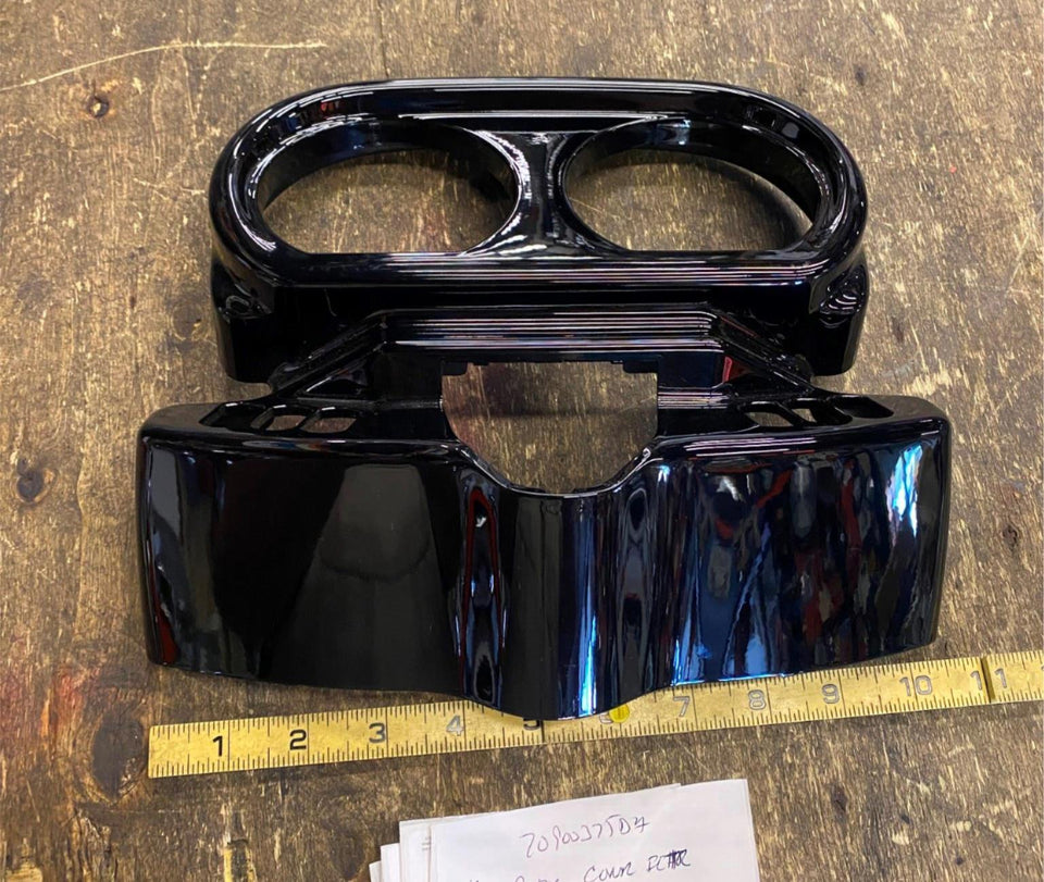 OEM HARLEY 2014^ ROAD GLIDE INSTRUMENT CLUSTER HOUSING BLACK SPEEDOMETER GAUGES