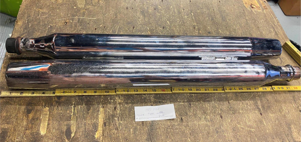 HARLEY SLIP ON MUFFLERS TAPER FLH ULTRA CLASSIC TOUR GLIDE TOURING 1985-1994