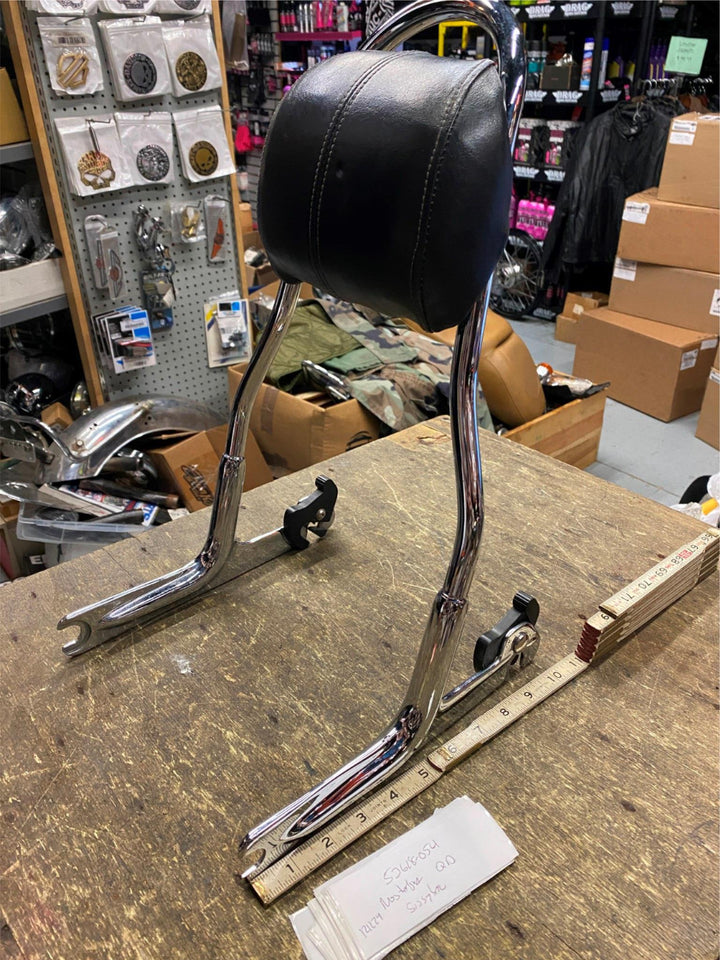 HARLEY FLSTN SOFTAIL DELUXE TALL DETACHABLE SISSYBAR BACKREST W PAD NOSTALGIA 53