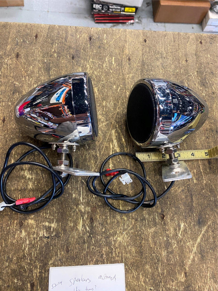 BLUETOOTH RADIO SPEAKERS HARLEY HONDA MOTORCYCLE BOOM TUNES CIRO OUTDOOR BOAT