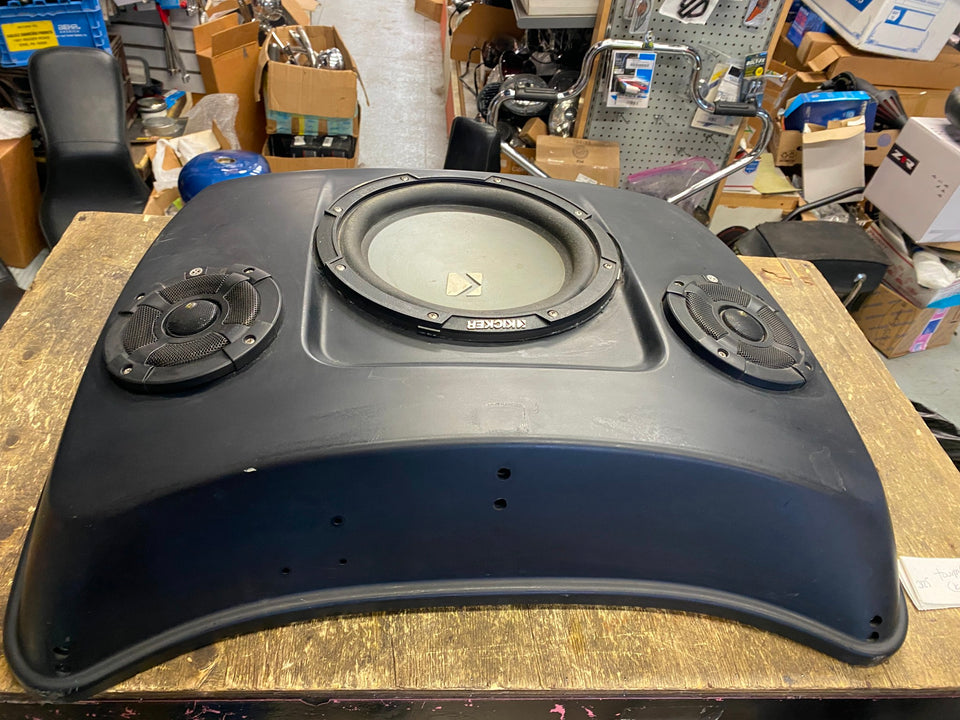 TOUR PAK LID SPEAKER KIT HARLEY TOURING KICKER 1980-2013 ULTRA CLASSIC GLIDE