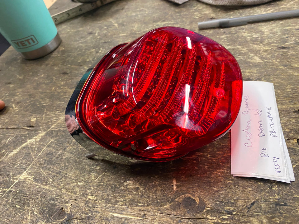 CUSTOM DYNAMICS LED TOP WINDOW TAILLIGHT HARLEY TOURING DYNA SOFTAIL SPORTSTER