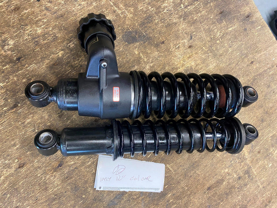 12" COIL OVER SHOCKS HARLEY FLHX STREET GLIDE BAGGER CLASSIC OEM ROAD KING FLH